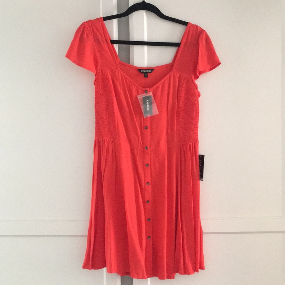 Flowy summer mini dress